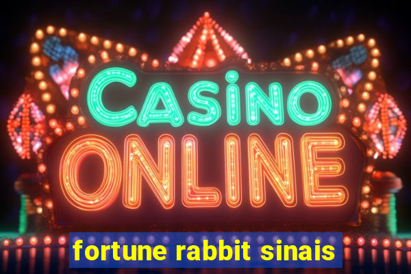 fortune rabbit sinais